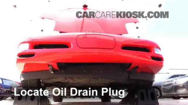 2002 Chevrolet Corvette 5.7L V8 Convertible Huile Changer l'huile et le filtre à huile
